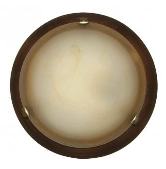ARGUS 41119/50 TERRA  MURANO přisazené svítidlo dřevo - 50 cm